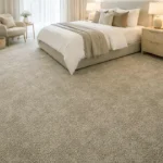 Bedroom area wall to wall carpets