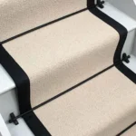 Natural Rib Shell Hessian Wool Stair Runner