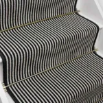 Striped stair runner