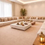 Wall to wall majlis area